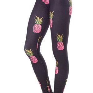 Goldsheep Pink Pineapple Leggings